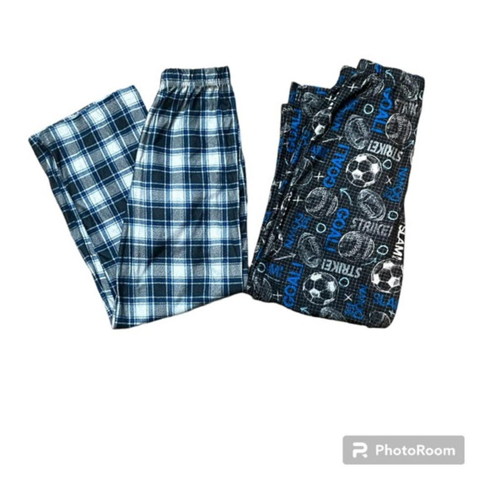 Boys Pajama Pants Lot of 2 Size Medium 6/8 UpLate Brand‎
